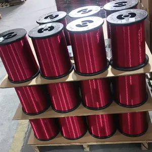 Thermal Class 155 Degree Polyurethane Enameled Aluminum Magnet Wire for Industry Stator Coils Grade 2 Coating Thickness thumbnail-5