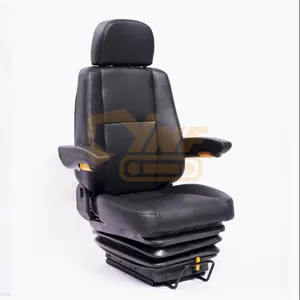 New 1 Ton Mini Excavator Operator Seat With Armrests Made of Steel Compatible Models EC210B EC240B EC330B EC290B EC360B EC460B thumbnail-4