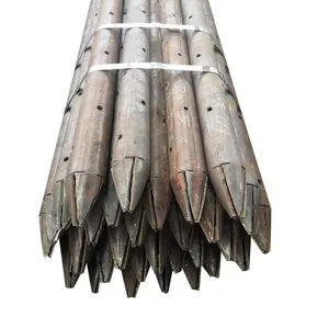 Promotional High Quality Long Duration Time Grouting Seamless Steel Pipe for Tunnel Support thumbnail-1