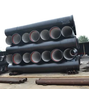 Class K7 K9 K12 Ductile Iron Pipe / for Bridge Crossing & High Load Area thumbnail-1