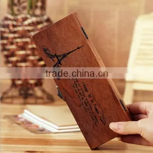 Antique Design Gift and Storage Use Wood Packaging Pen Box Small Wooden Boxes Wholesale Supplier's Choice thumbnail-1