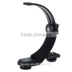 POPLAR C Shape Video Dslr Camera DV Stabilizer Handle Mount Grip For DV Camcorder DSLR Camera /camera Stabilizer thumbnail-1