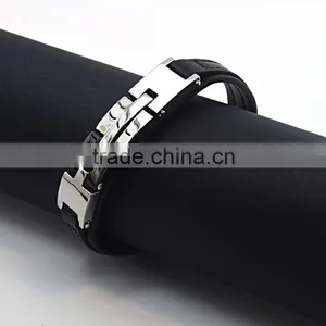 China Jewelry Wholesales Leather Fashion Bracelet thumbnail-3