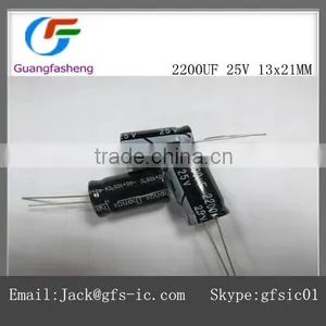 (hot Sale)2200UF 25V 13*21MM thumbnail-1