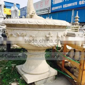 Big Outdoor Garden Stone Flower Pots thumbnail-5