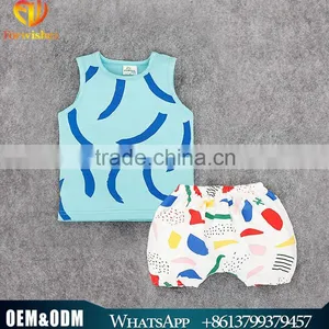 Summer Kids Clothes 2016 Fashion Style Breathable Design Printed Cotton Vest Kids Summer Children Waistcoats thumbnail-1