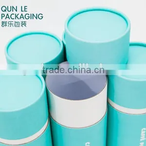 High End Rigid Round Cardboard Box Water Bottle Packaging thumbnail-3