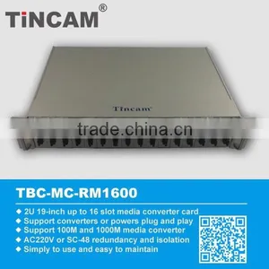 2U 16slots Fiber Rack With Dual Power AC220V+AC220V thumbnail-1