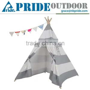 Indoor Indian Playhouse Kids Tent Play Hhouse Play Cotton Canvas Waterproof Balcony Tent thumbnail-1