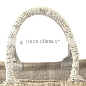 2016 Medium Jute Shopper 40cm Cotton Padded Handles thumbnail-3