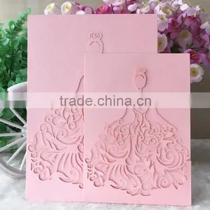 Luxury Wedding Invitation Cards for Christening , Quinceanera Event ,factory Price Birthday Greeting Card With RSVP Card Supplier's Choice thumbnail-2