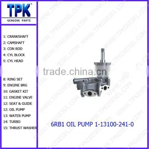 6RB1T 6RB1 OIL PUMP 1-13100-241-0 1131002410 thumbnail-1