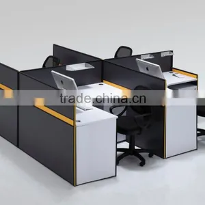 Modern 4 Person Workstation Cubicles Furniture (SZ-WSB405) thumbnail-4