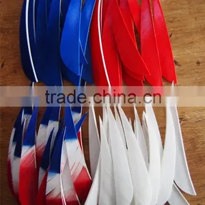 Arrow Feather And Feather Gateway With Three Color For Archery Arrow thumbnail-3