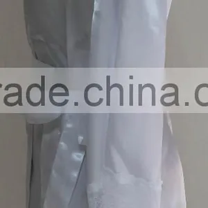 Comfortable Women White Satin Lace Robe thumbnail-3