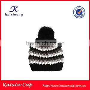 New Design Customized Winter Fashion Cartoon Jacquard Weave Kintting Beanie Hat thumbnail-1