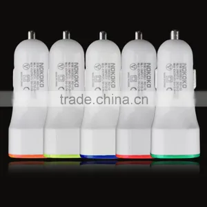 3.1A Dual USB Car Charger 12V-24V Input Mobile Phone Charger Tablet Splitter Igniter Carregadorveicular thumbnail-5