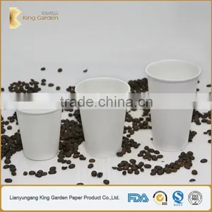 Various Size Ranges Disposable White Paper Cups With Lids thumbnail-6