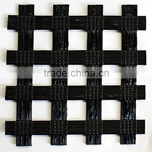 Biaxial Polyester Geogrid Wall Soil Reinforcement With CE thumbnail-4