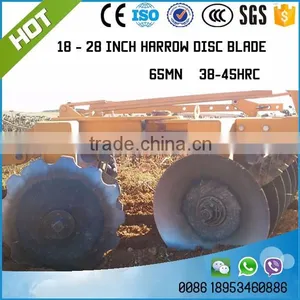 65MN Steel 13"- 28" Notched,Round and Flat Disc Harrow Blades Quality Choice thumbnail-1