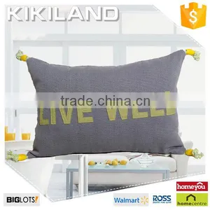 Factory Handmade Floral Ribbon Embroidery Cushion Covers Design thumbnail-1