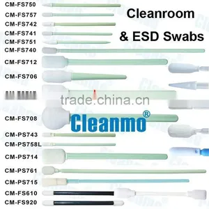 Anti-static Cleanroom Microfiber Head Swab ( Good Substitute for Texwipe Swab) thumbnail-1