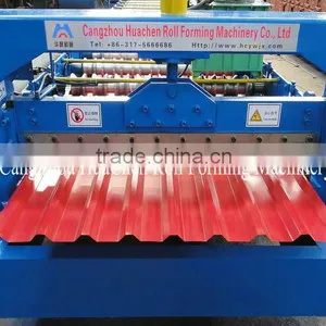 2016 Hot Design Galvanized Roof & Wall Panel Cold Roll Forming Machine thumbnail-3