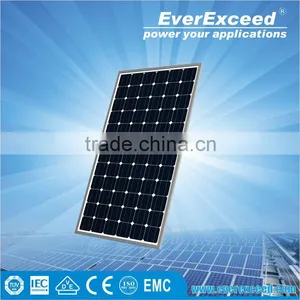 EverExceed High Quality 160w Monocrystalline Solar Panel Made of Grade A Solar Cell With TUV/VDE/CE/IEC Certificates thumbnail-1