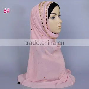 Fashion Scarf Scarf Muslim Scarf With Crystal thumbnail-5