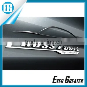 Custom Best Quality Plastic Chrome Car Emblem Lettering Sticker Metal Badge for Car Metal Chrome Emblem thumbnail-4