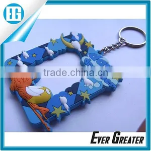 Cute Photo Frame Keychains,multicolor Selection 3D Rubber Keychains Wholesale thumbnail-1