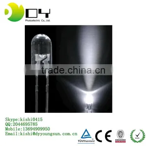 High Lumen 5mm LED 500pcs/lot Straw F5 WHITE,BLUE,GREEN,YELLOW,RED LEDS LIGHT BALL LAMP BEADS Diode thumbnail-1