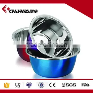 Charms Colorful Stainless Steel Salad Bowl thumbnail-1