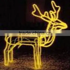 Christmas Lights Cross LED Magic Colour Christmas Lights for Outdoor Project/LED 3D Motif Christmas Deer Snowman thumbnail-1