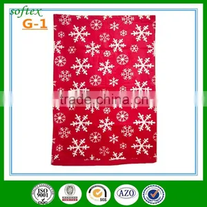 100 Polyester Transfer Printing 40x60 60g Christmas Kitchen Towels in Bulk thumbnail-1
