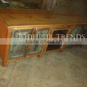 4 Door Side Board SIDE BOARD 3 DRAWERS 3 DOORS 3 Drawer 2 Door Side Board 4 Drawer 4 Door Side Board Wooden Sideboard Cabinet F thumbnail-1