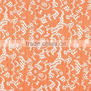 China Dress Making Bridal Floral Lace Fabric Wholesale thumbnail-2
