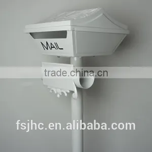 Foshan JHC-1024B Post Mounted Mailbox/Durable Decorative Letterbox/Outdoor Aluminum Standing Postbox thumbnail-2