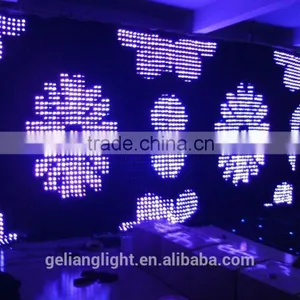 High Quality Fireproof Curtain / Flexible Soft Led Decoration Curtain thumbnail-2