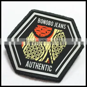 Brand Woven Badges, Hot Sales Woven Patches, Any Pantone Colors thumbnail-2