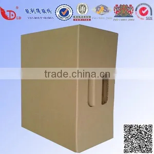 Water -Proof,Recycle Eco-friendly Paper Material Carton Box Corrugated Box With Handle thumbnail-4