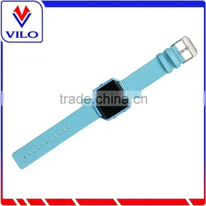 Wholesale High Quality Genuine Leather Watch Strap+Metal Frame For Fitbit Blaze, For Fitbit Blaze Leather Band thumbnail-4
