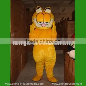 2015 Hot Customized Cartoon Character Mascot Costumes / Garfield Mascot Costume for Sale thumbnail-1