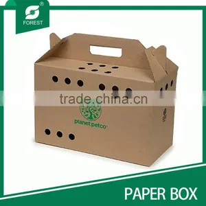BOX WITH HANDLE CARDBOARD CORRUGATED 3-5 LAYERS thumbnail-3