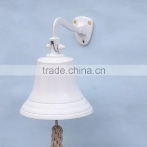 Solid Brass Hanging Ship's Bell / Beautiful Brass Bell NBB 0023 thumbnail-1