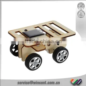 DIY Solar Powered Wooden Small Toys Car thumbnail-1