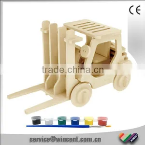Hot Sales Various Vechicle Wood 3D Puzzle For Kids thumbnail-1