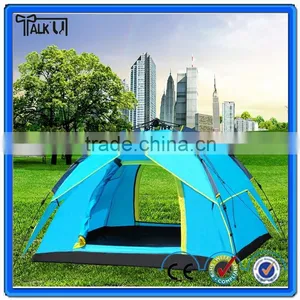 Waterproof 3-4 Person Double Layer Automatic Instant Outdoor Camping Family Tent Inflatable Camping Tent thumbnail-5