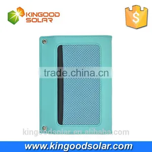 2016 Hot Selling Electronic Items PU Leather 10W 6000mAh Waterproof Solar Panel Charger for Mobile Phone thumbnail-5