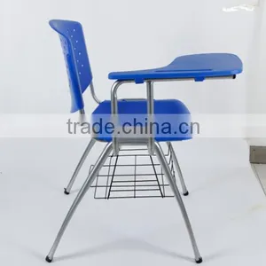 Lihua Factory Wholesale STACKABLE Plastic Student School Chairs With Writing Pad 1008d thumbnail-3